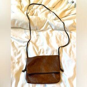 Brown Leather Crossbody Bag